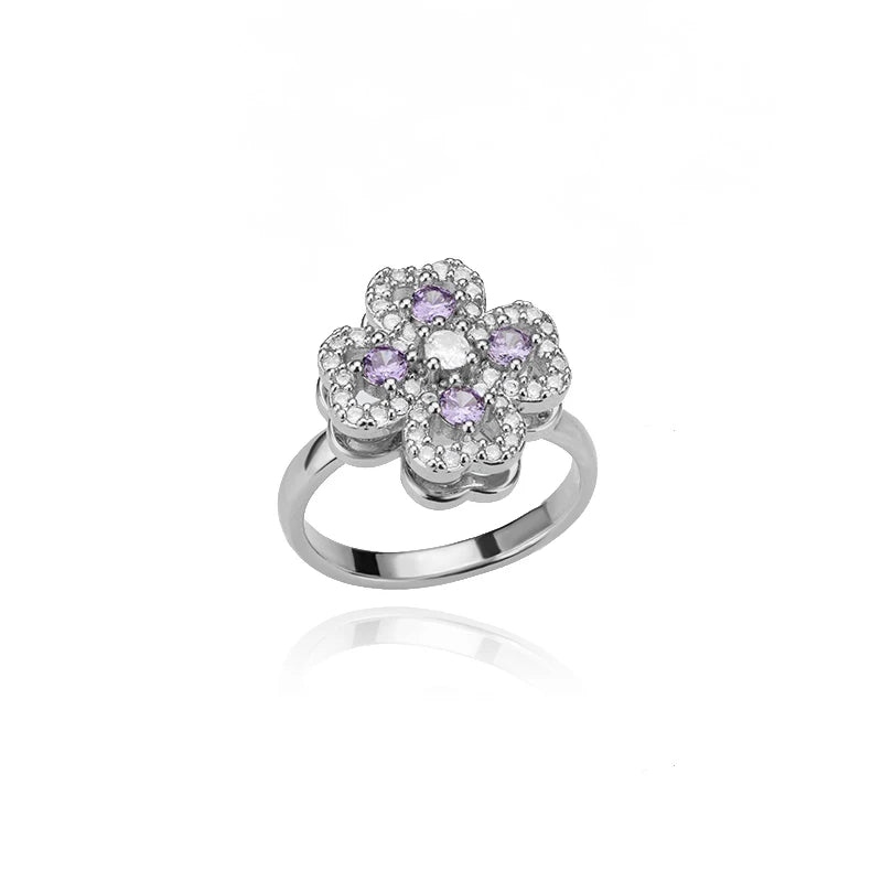 Lumière Luxe™ Stainless Steel Geometric Twist Chain Adjustable Open Ring