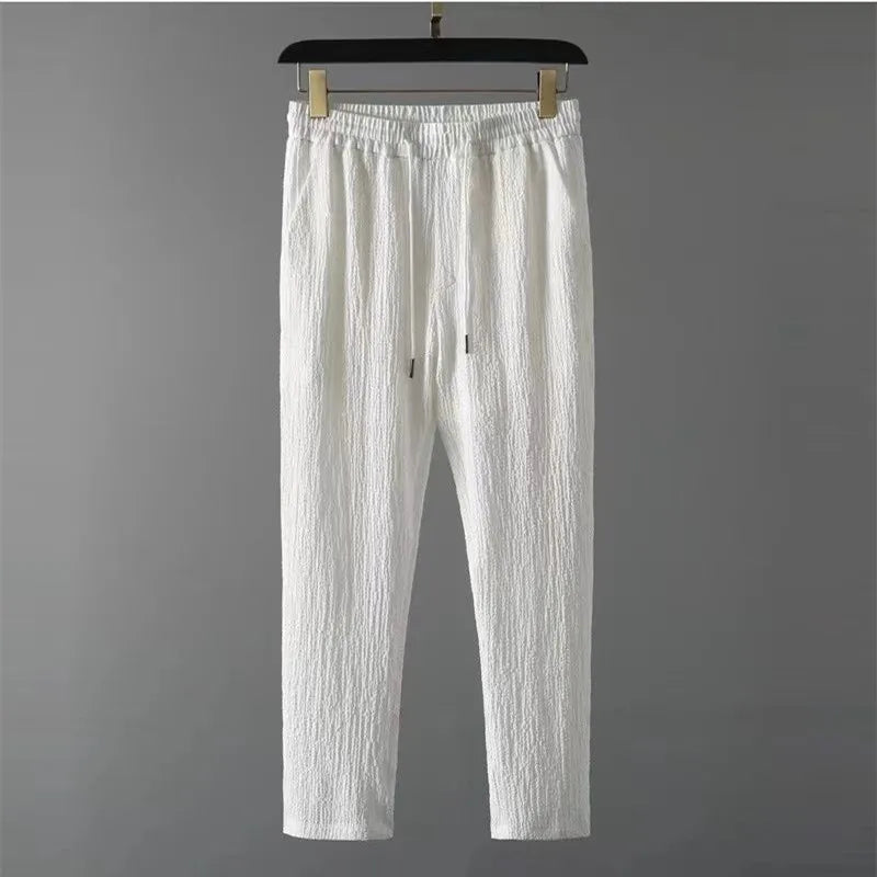 Men's Lightweight Solid Color T-Shirt & Jogger Pants Set