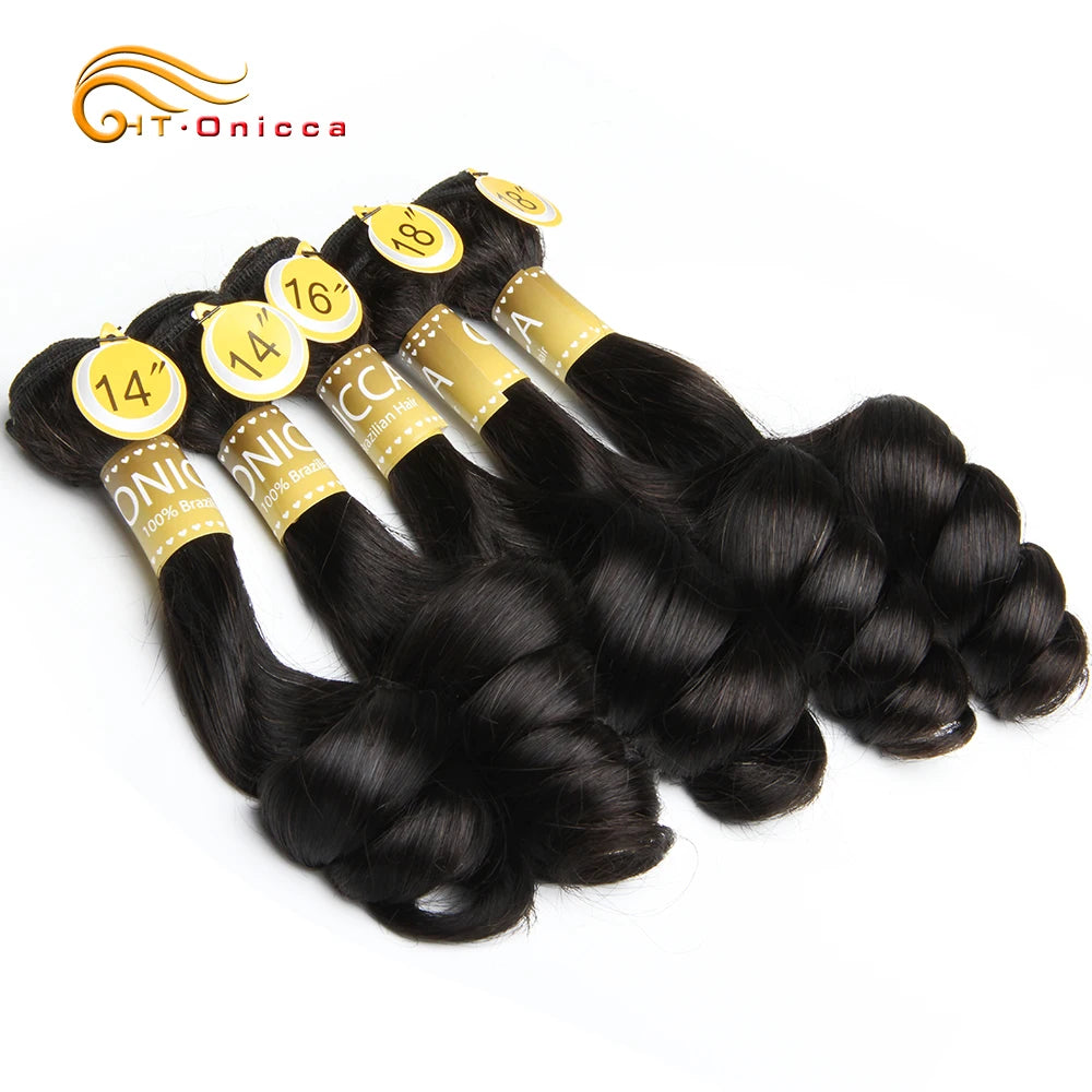 EggCurl™ 5-Piece Peruvian Human Hair Bundles