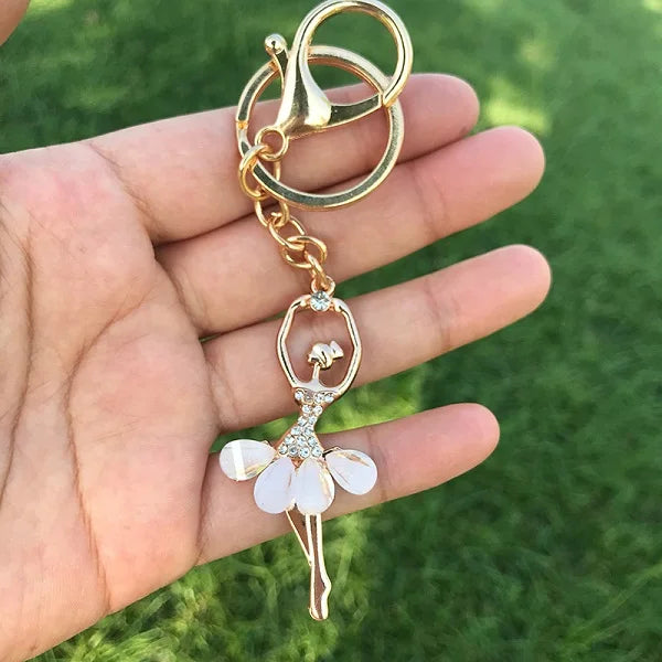 Full Rhinestone Crystal Pumpkin Keychain & Bag Charm