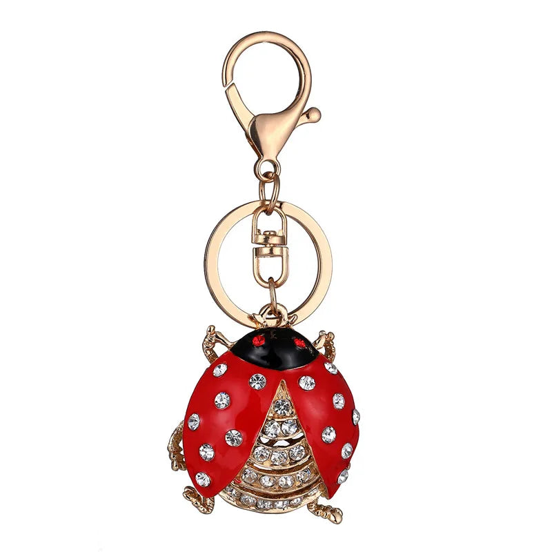 Full Rhinestone Crystal Pumpkin Keychain & Bag Charm