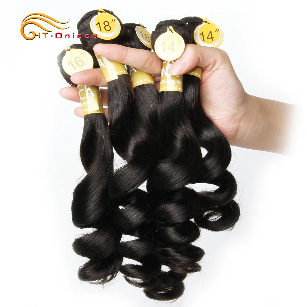 EggCurl™ 5-Piece Peruvian Human Hair Bundles