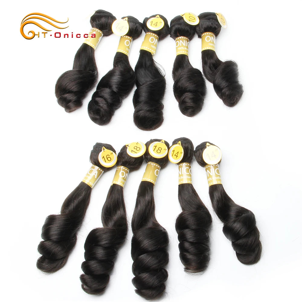 EggCurl™ 5-Piece Peruvian Human Hair Bundles