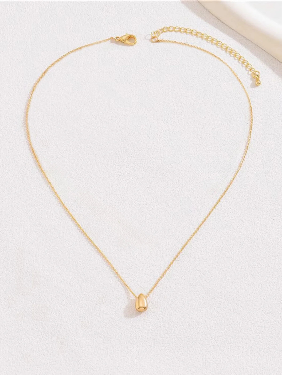 Lumière Minimal™ 18K Gold Plated Water Drop Beaded Stainless Steel Necklace