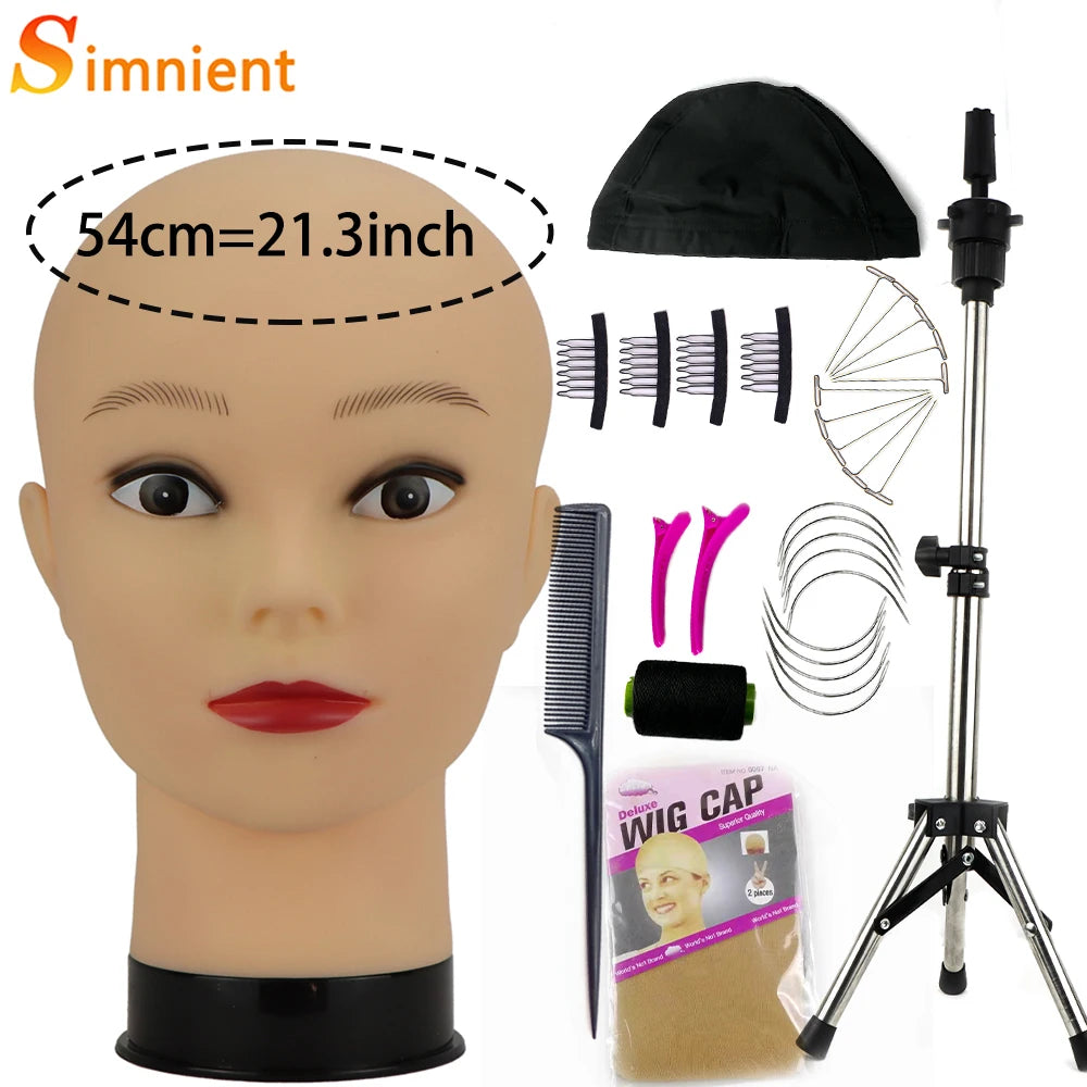 StudioHead™ Cosmetology Mannequin Head with Adjustable Tripod Stand