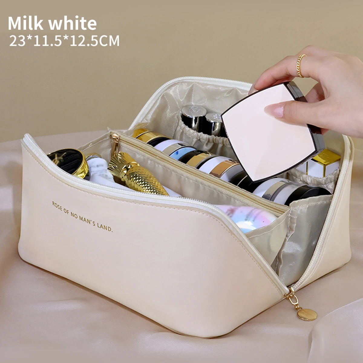 1Pcs Organ Pillow Makeup Bag Travel Portable Storage Bag Toiletry Bag High Appearance Level Simple Large Capacity Storage Bag