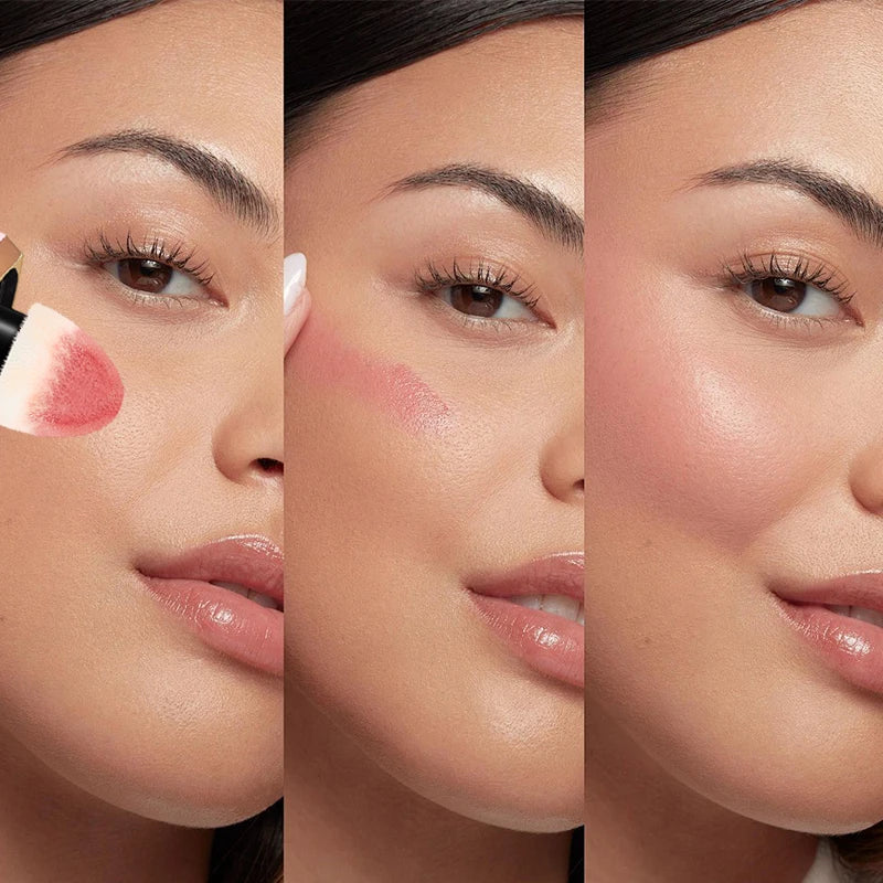 VelvetFlush™ Smooth Liquid Cream Blush – 6 Shades Velvet Matte Pink Blusher