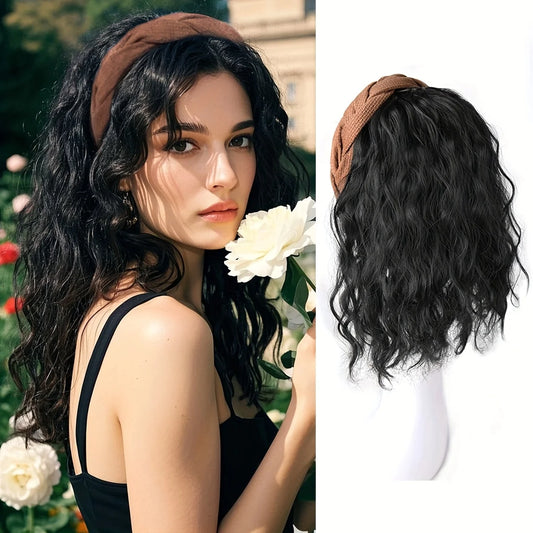 WaveGlow™ Water Wave Half-Wig