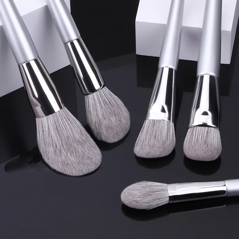 ProBrush™ 12-Piece Natural Goat Hair Professional Makeup Brush Set with Case