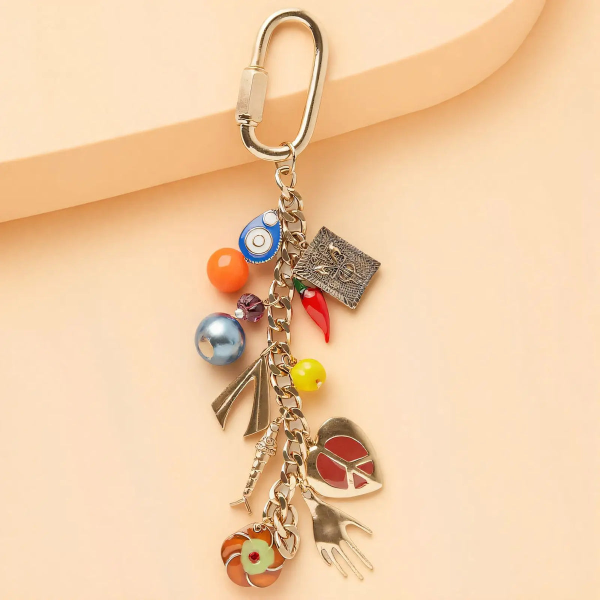 Boho Evil Eye Braided Rope & Gold Chain Strap for Women's Bags