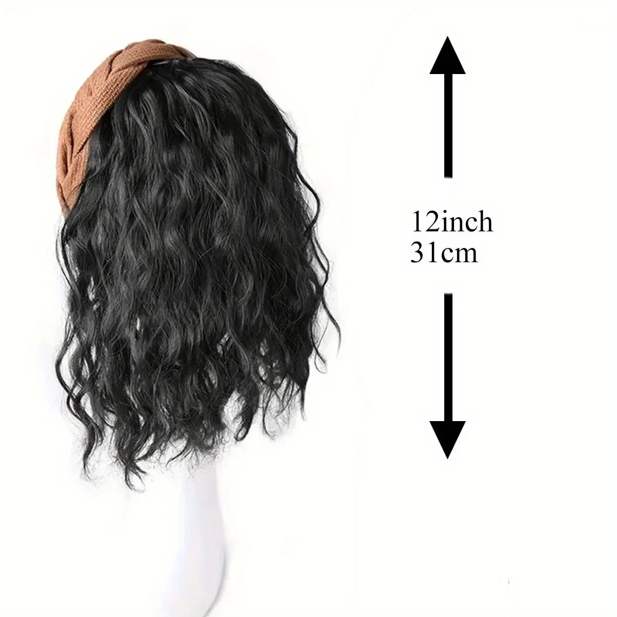 WaveGlow™ Water Wave Half-Wig