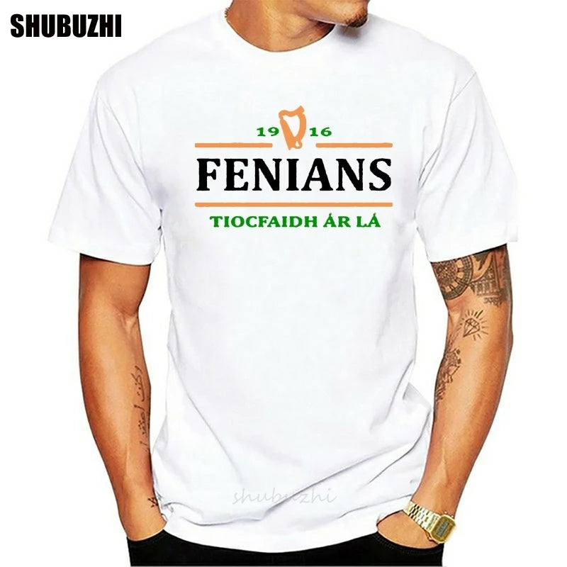 Unisex Irish Fenians Graphic Cotton T-Shirt