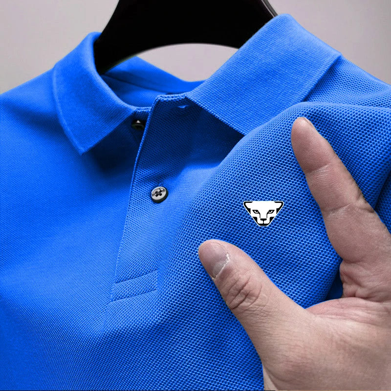 Men’s Breathable Golf Polo Shirt – Modern Office & Casual Fit