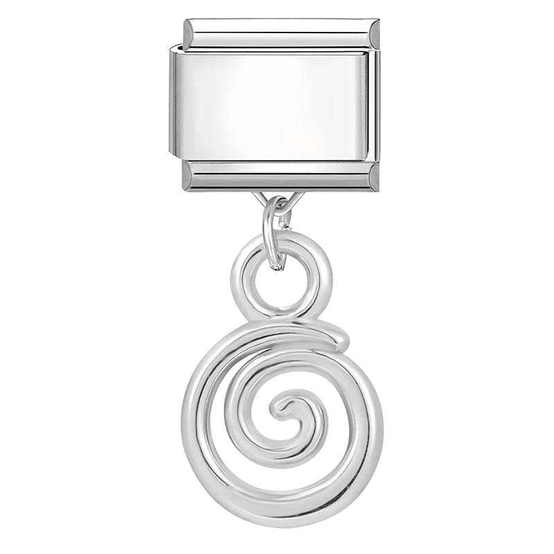 9mm Stainless Steel Italian Charm Links for DIY Modular Bracelets