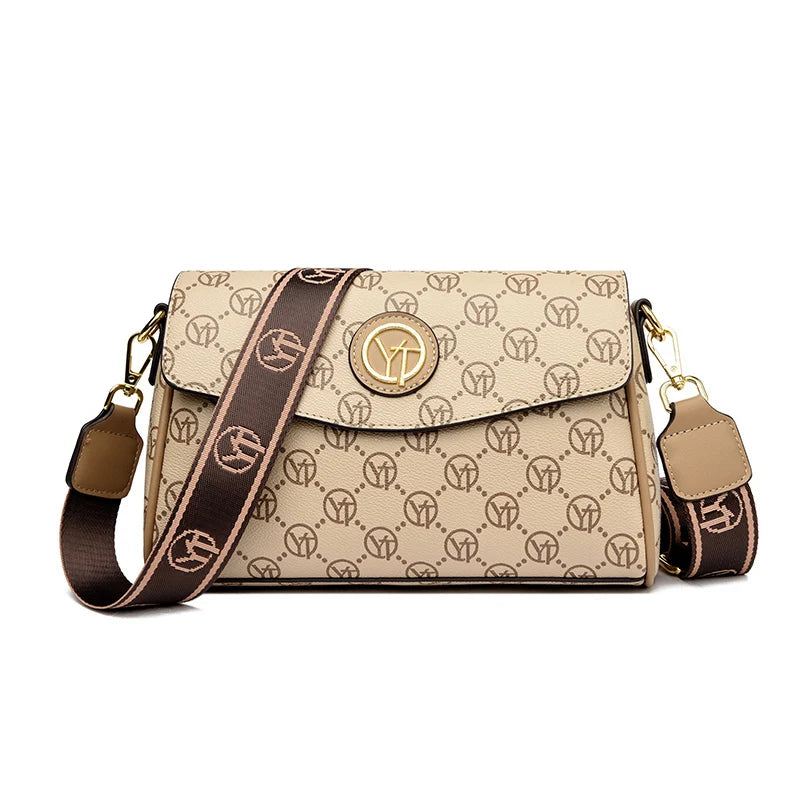 Women's Luxury Shoulder & Crossbody Bag with Matching Round Coin Purse