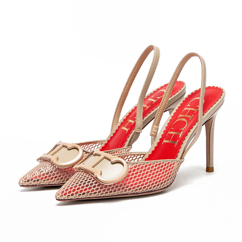CHCH Women's 9cm Mesh Business Sandals (2025 Summer Collection)
