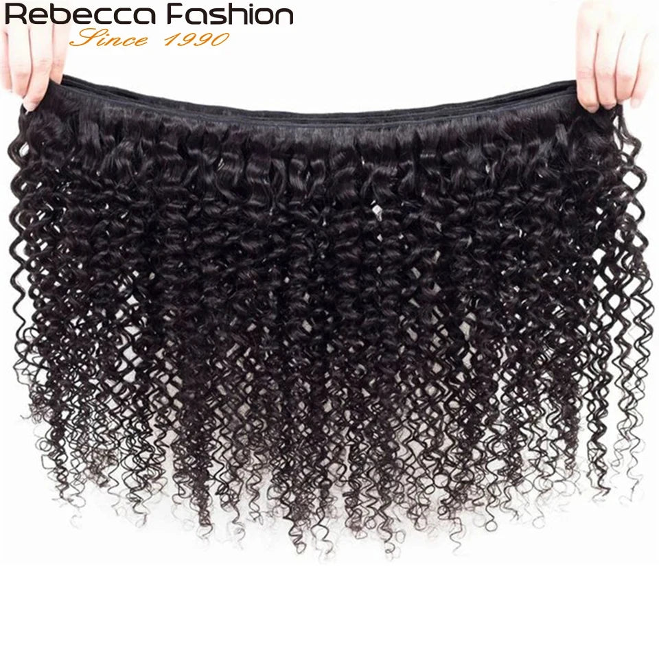 CrownLux™ Peruvian Kinky Curly Remy Bundles