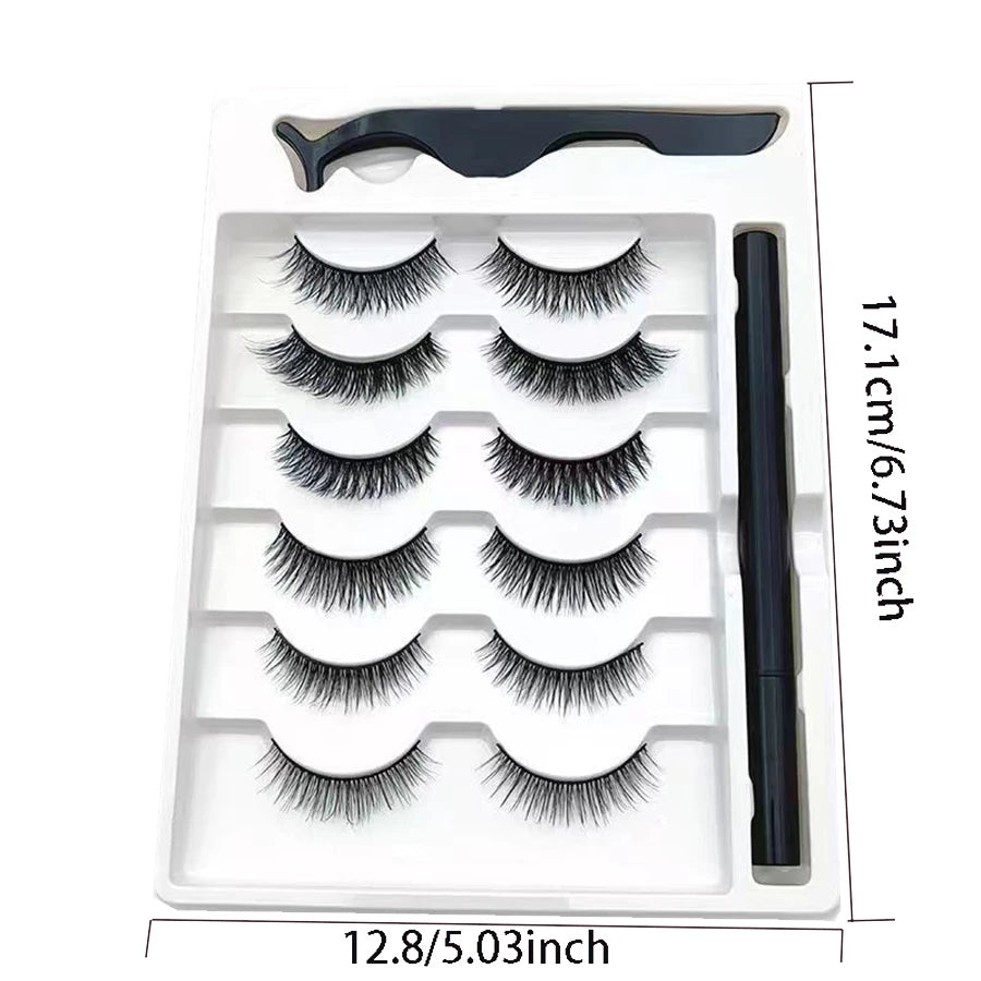 MagnaLash™ 6-Pair Magnetic Lash & Eyeliner Kit