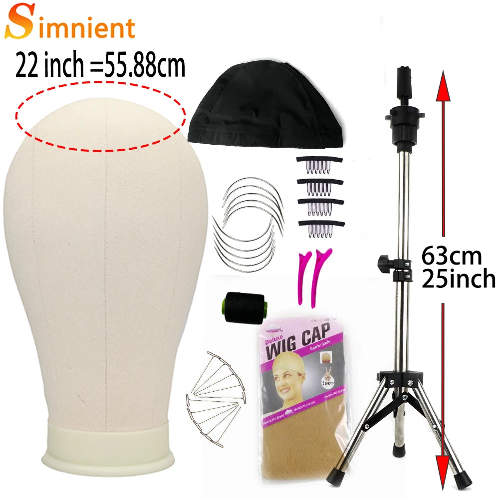 StudioHead™ Cosmetology Mannequin Head with Adjustable Tripod Stand