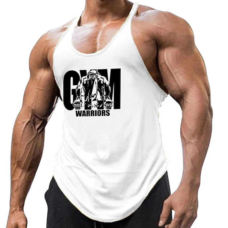 Men’s Athletic Graphic Tank Top – Sleeveless Gym & Workout Vest