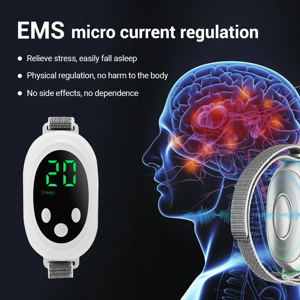 SleepWave™ Handheld EMS Microcurrent Sleep Aid & Anxiety Relief Massager