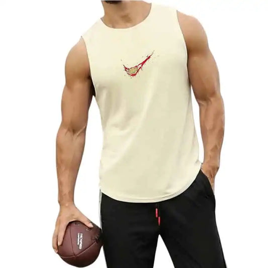 Men's Sleeveless Athletic Gym Tank Top & Workout Vest
