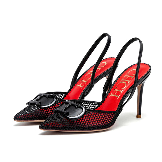 CHCH Women's 9cm Mesh Business Sandals (2025 Summer Collection)