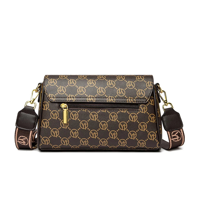 Women's Luxury Shoulder & Crossbody Bag with Matching Round Coin Purse