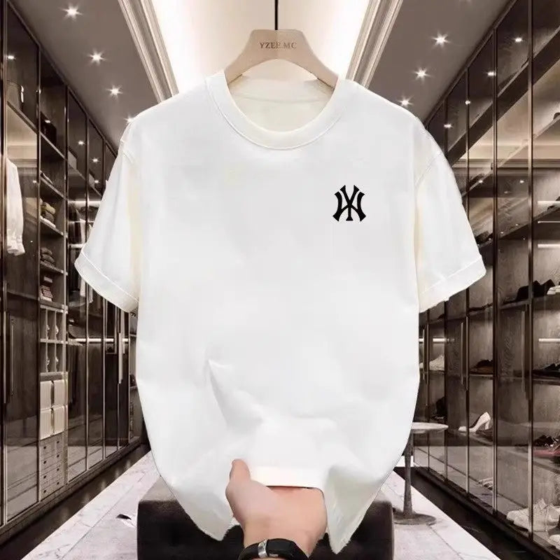 Unisex Pure Cotton Loose Casual Graphic T-Shirt