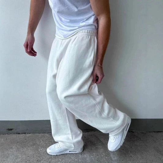 Unisex Wide-Leg Straight Sweatpants – Loose Fit Streetwear Joggers