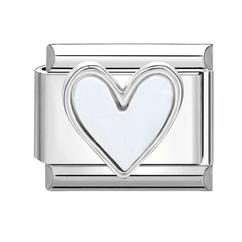 9mm Stainless Steel Italian Charm Links for DIY Modular Bracelets