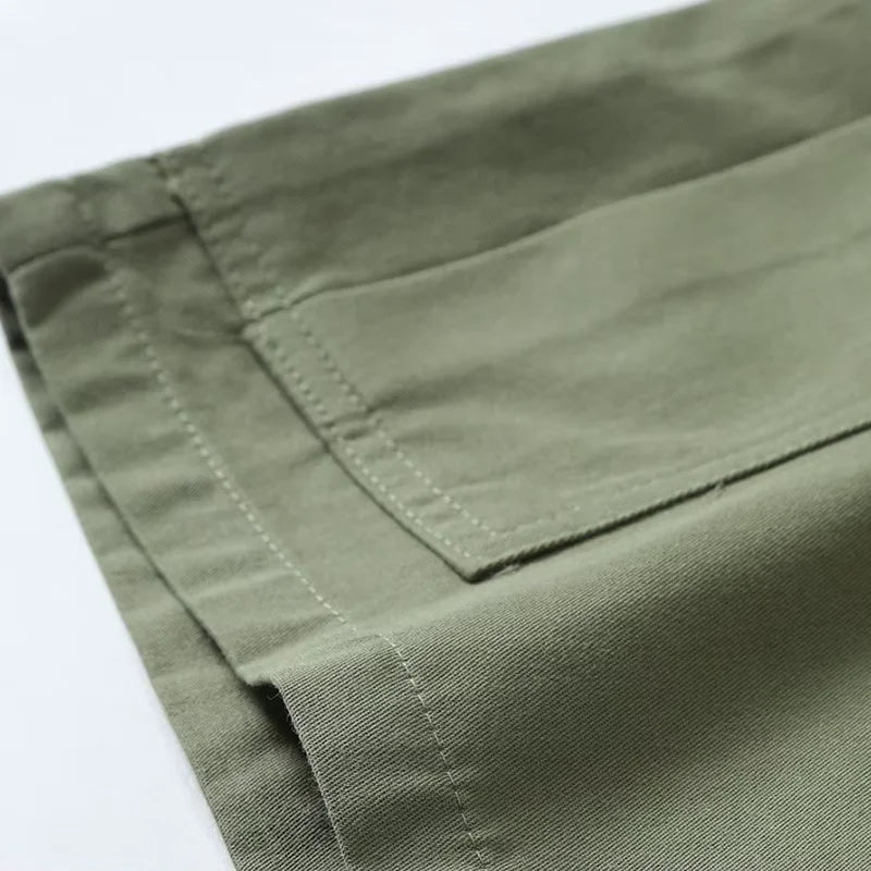 Men's Multi-Pocket Tactical Cargo Shorts – Durable Beach & Casual Workwear