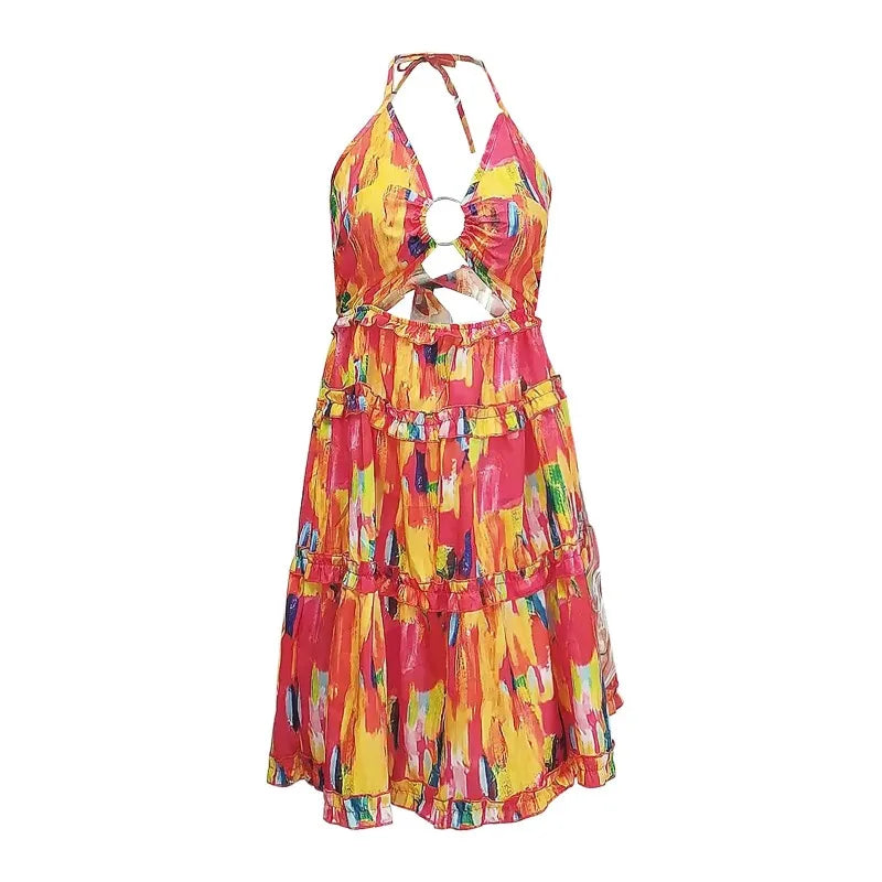 Luxury Women'S Elegant Dress Outfits Women'S Casual Summer Tank Top Sleeveless Knee Length Mini Vestidos Elegantes Para Mujeres