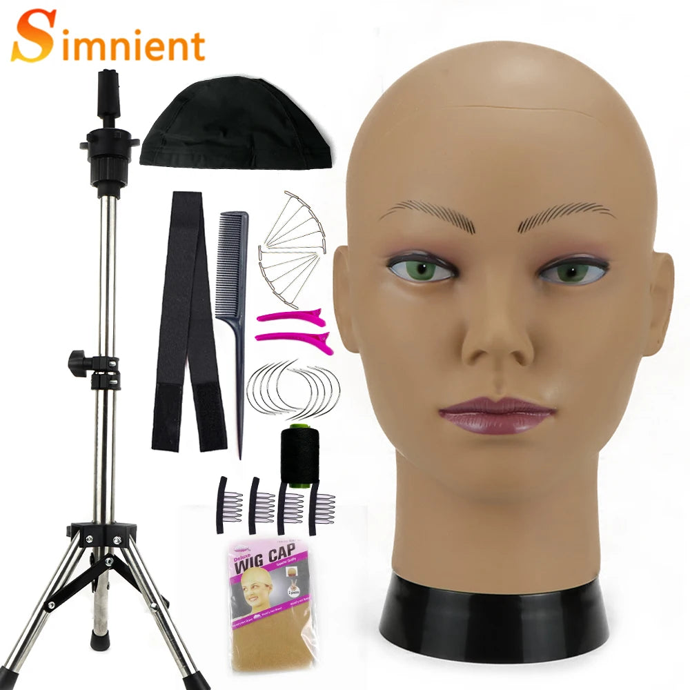 StudioHead™ Cosmetology Mannequin Head with Adjustable Tripod Stand