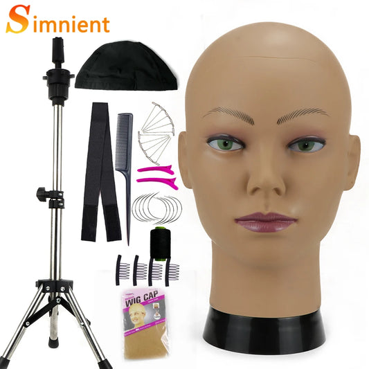 StudioHead™ Cosmetology Mannequin Head with Adjustable Tripod Stand