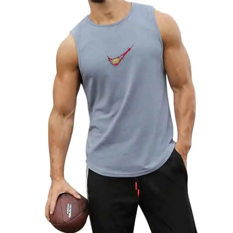 Men's Sleeveless Athletic Gym Tank Top & Workout Vest