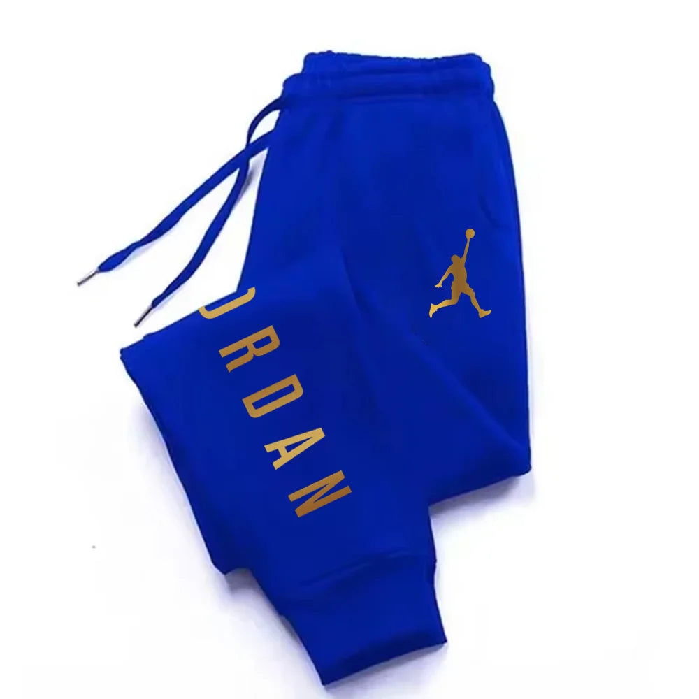 Men's Harajuku Sports Pants Autumn/Winter Trendy Letter Print Casual Loose Comfortable Fitness Running Daily Outdoor Versatile