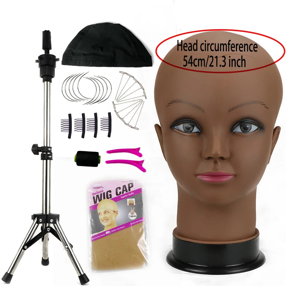 StudioHead™ Cosmetology Mannequin Head with Adjustable Tripod Stand