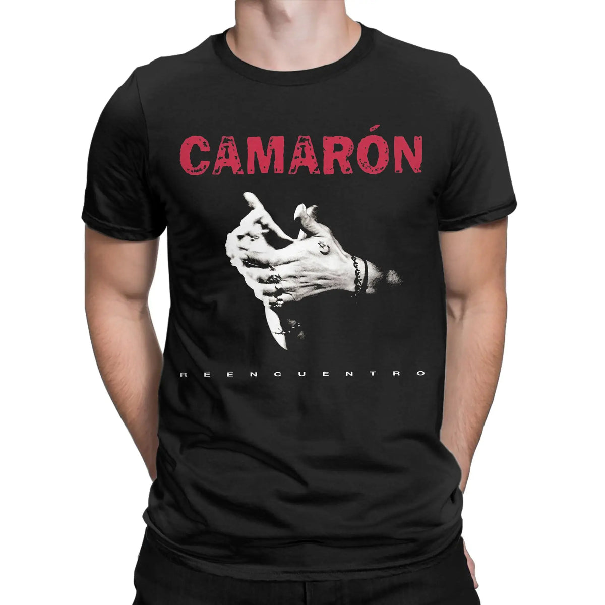 Camarón de la Isla Flamenco Singer T-Shirt – 100% Cotton Short-Sleeve Graphic Tee