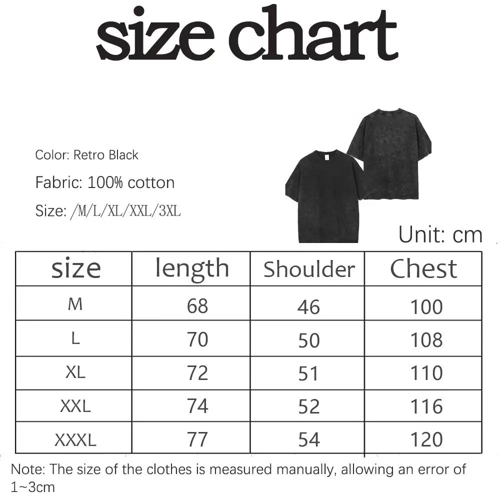 Retro Washed Harry Styles T-shirt Men Women O-Neck Oversized Cotton T Shirt Tops