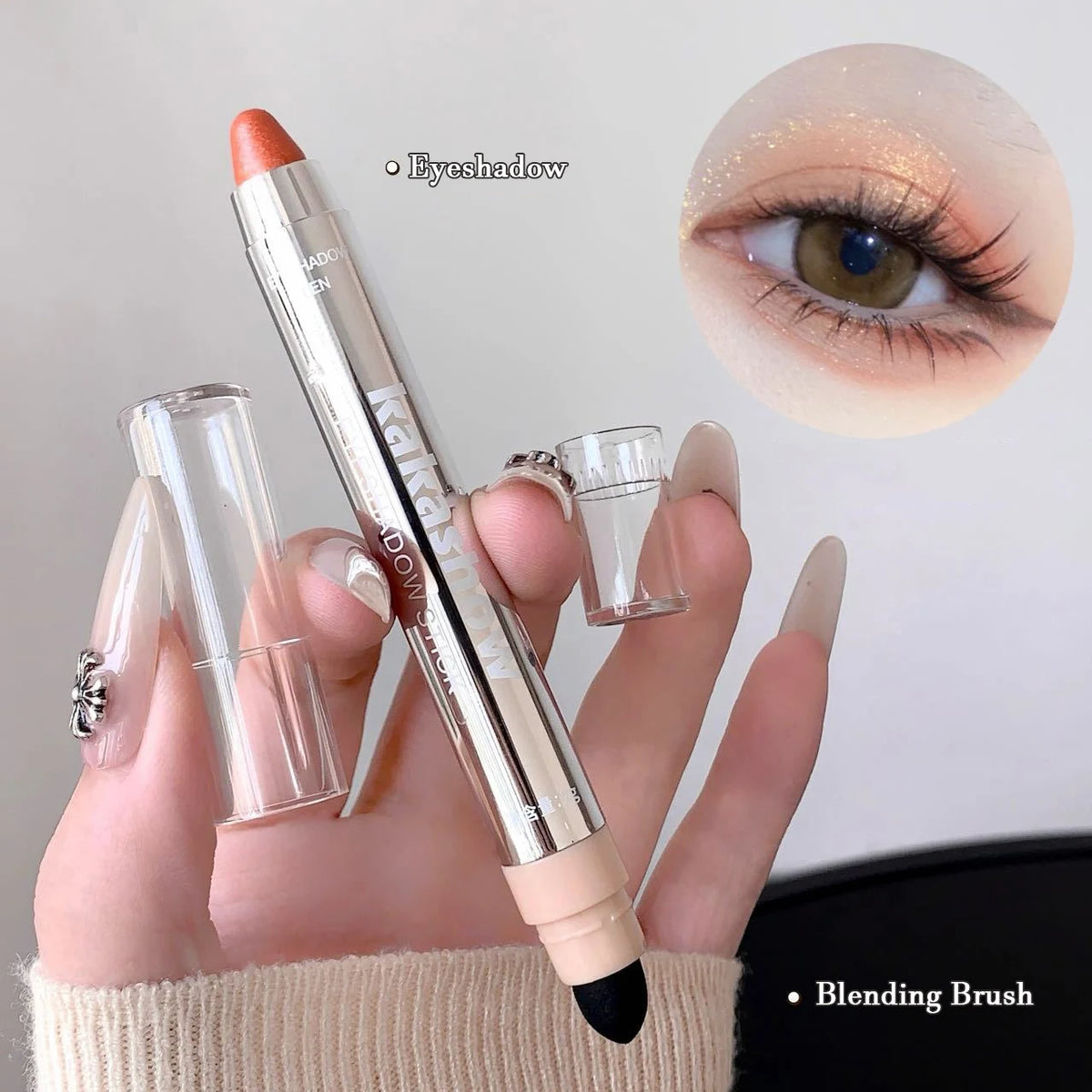 ShimmerGlow™ Waterproof Metallic & Pearlescent Eyeshadow Pen