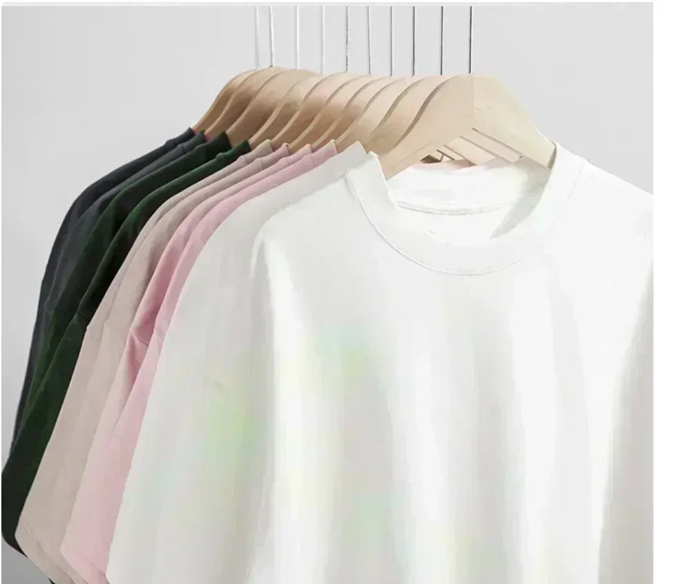 Unisex Pure Cotton Loose Casual Graphic T-Shirt