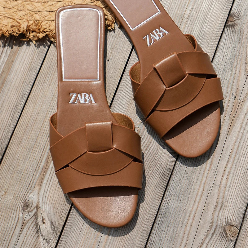 Women's Summer Designer Solid-Color Fashion Slides | Chic Casual Outdoor Slippers