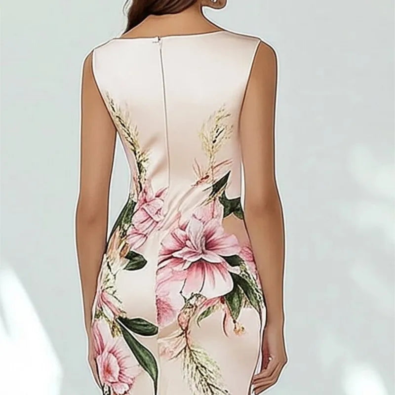 Women's Asymmetrical One-Shoulder Ruched Maxi Dress with Side Slit