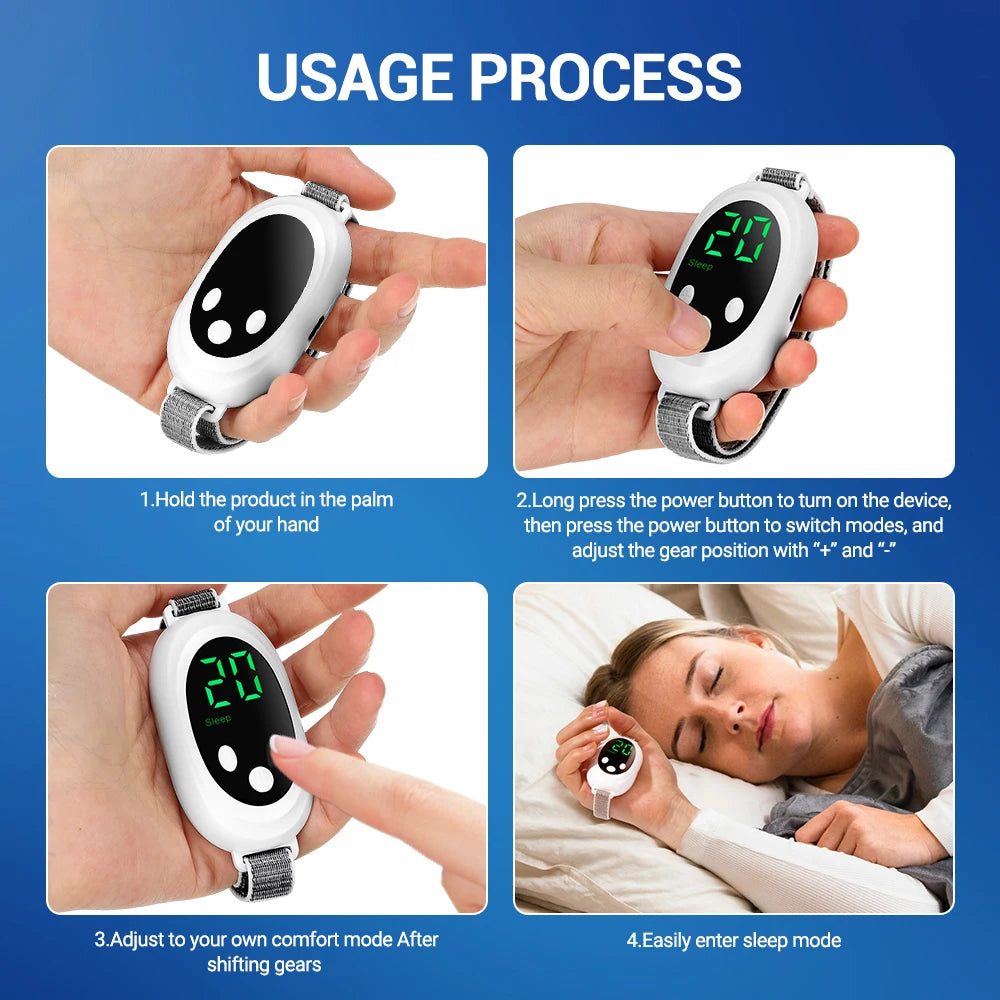 SleepWave™ Handheld EMS Microcurrent Sleep Aid & Anxiety Relief Massager
