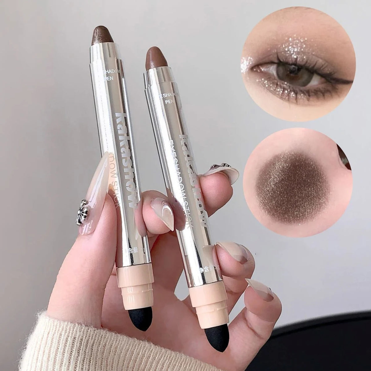 ShimmerGlow™ Waterproof Metallic & Pearlescent Eyeshadow Pen