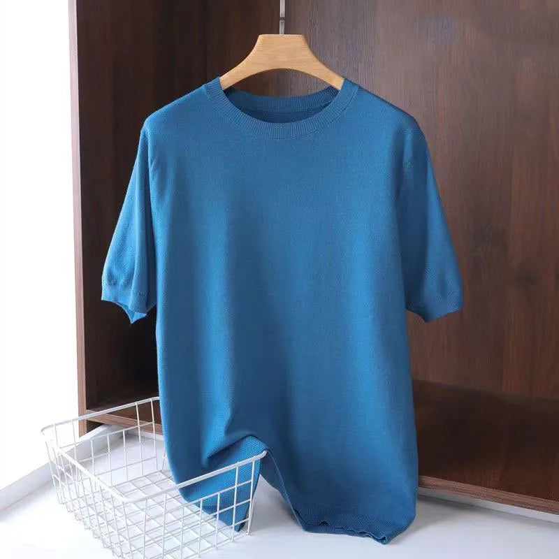Men's Superfine Merino Wool Quick-Dry Short-Sleeve T-Shirt