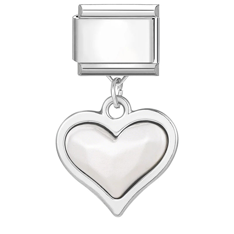 9mm Stainless Steel Italian Charm Links for DIY Modular Bracelets