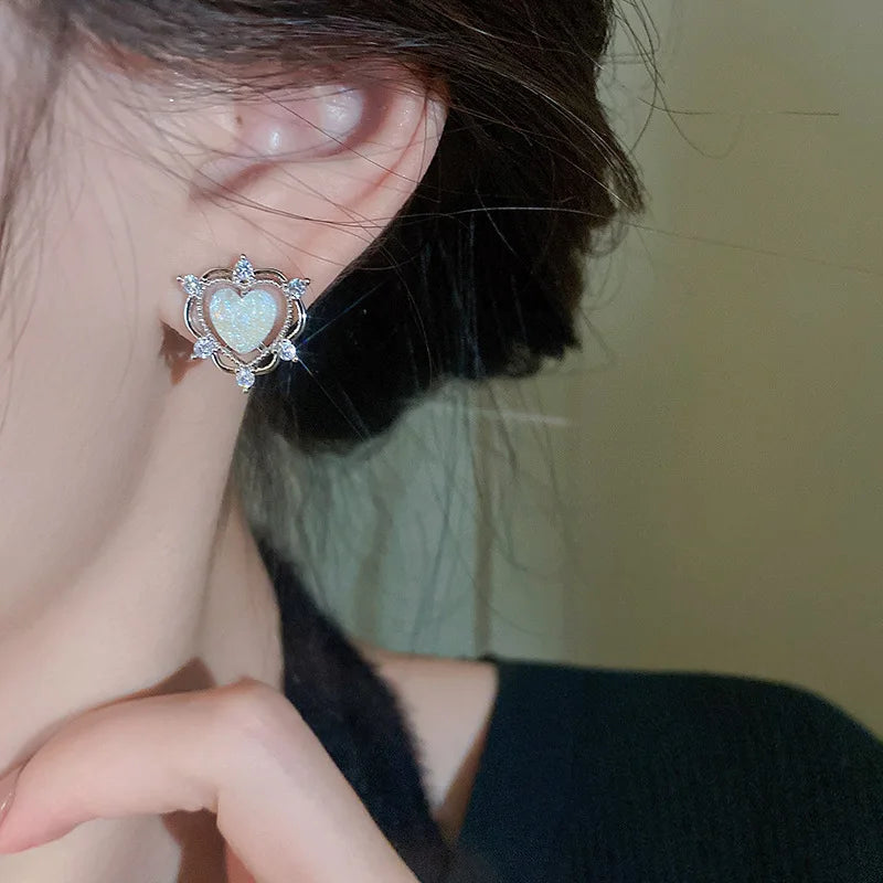 Trend Simulation Pearl Long Earrings Romantic Cute Simple Personality Female Wedding  Fashion Korean Jewelry Pendant Earrings