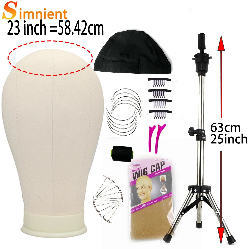 StudioHead™ Cosmetology Mannequin Head with Adjustable Tripod Stand